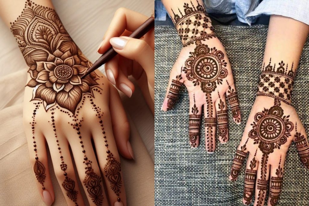 Indo-Western Mehendi 🌍