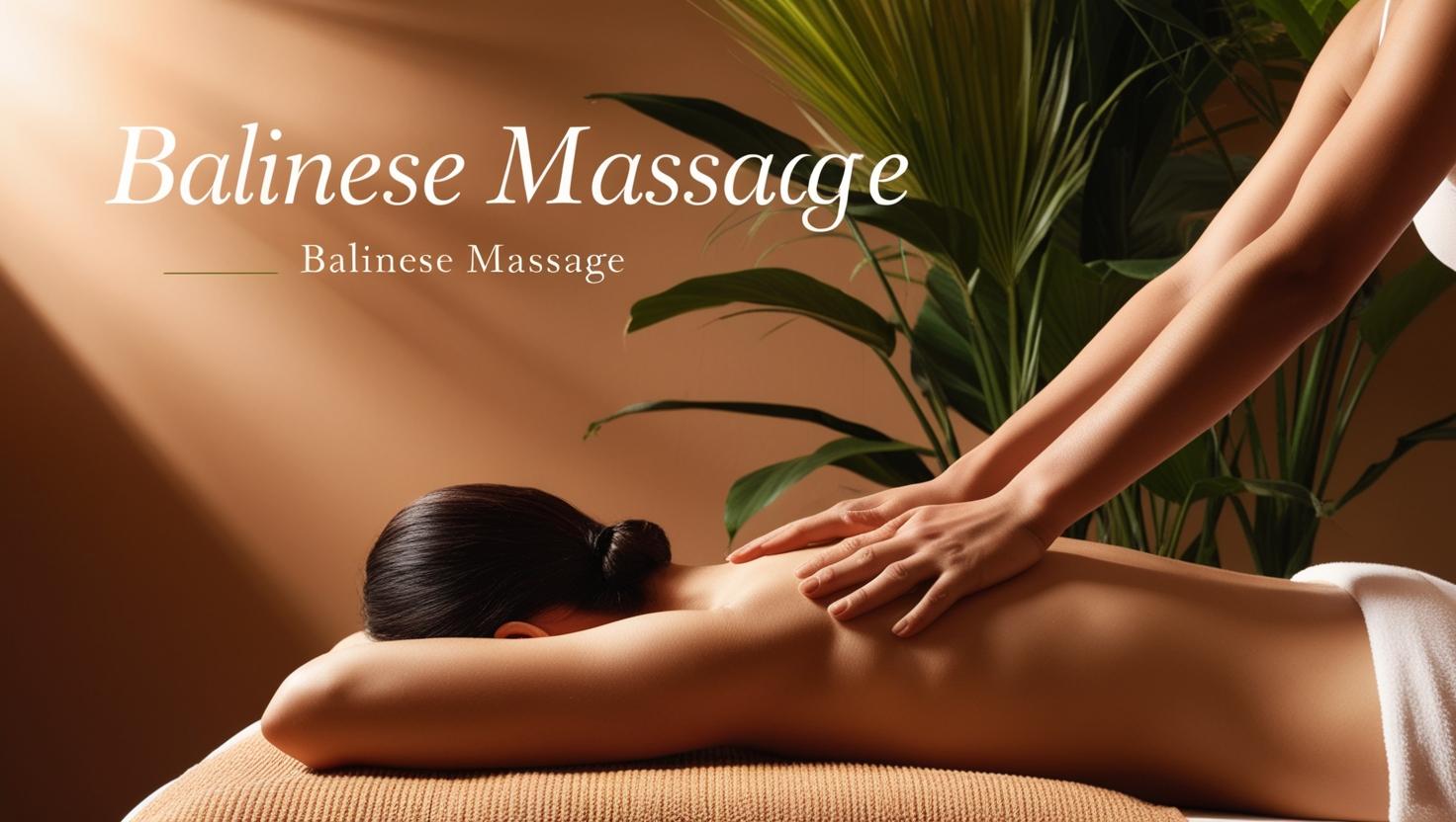 Balinese Massage : 2500 only