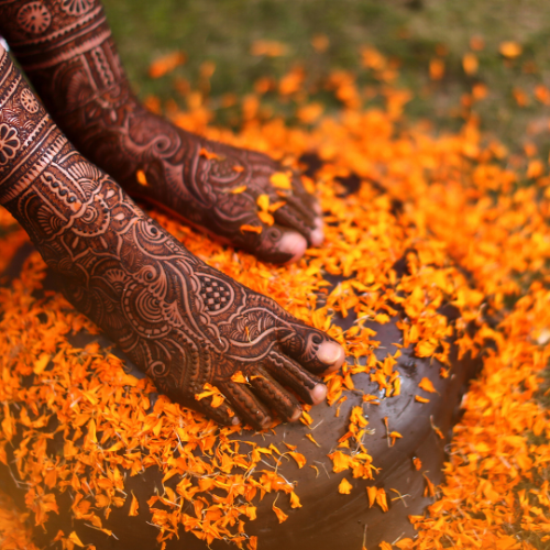 Organic Mehndi Application
